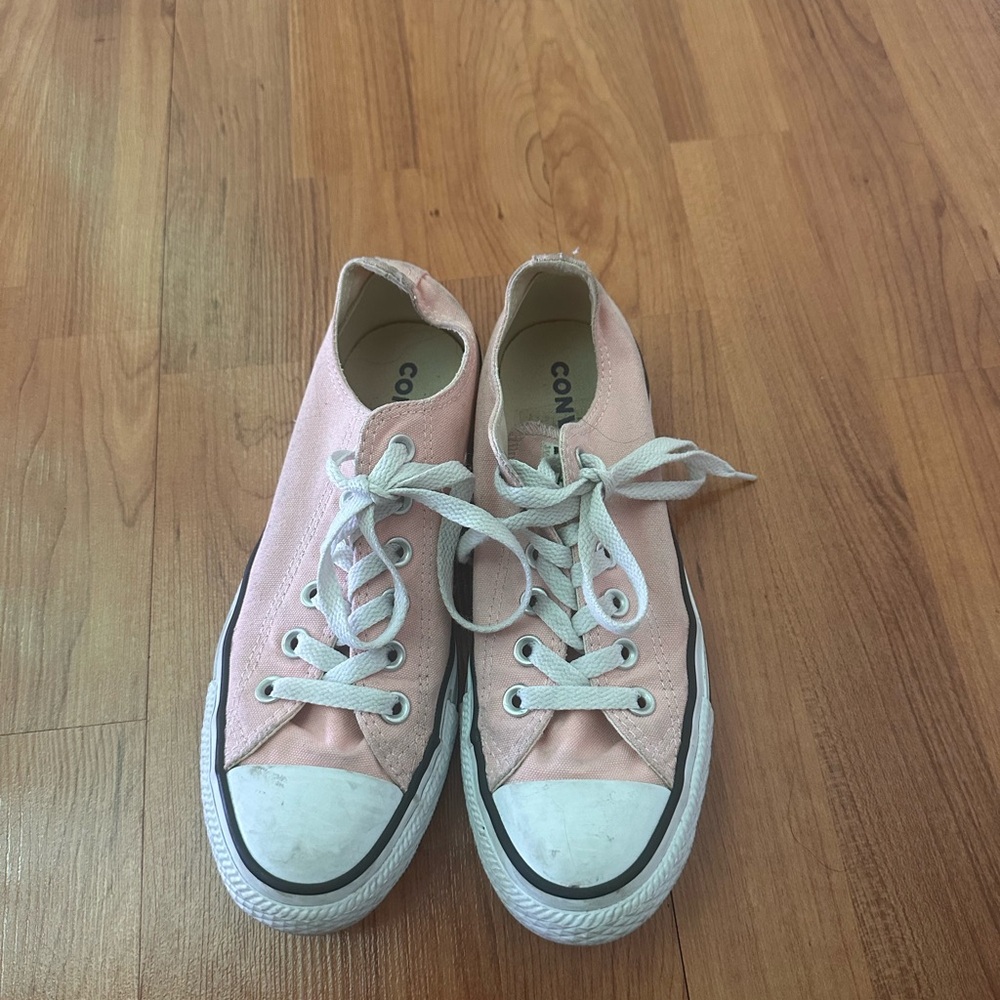 Converse Light Pink Canvas Sneakers